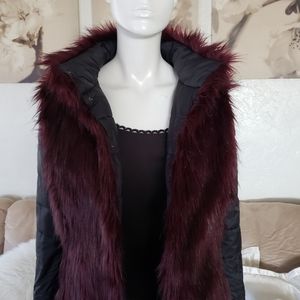 BETSEY JOHNSON REVERSIBLE FUR jacket